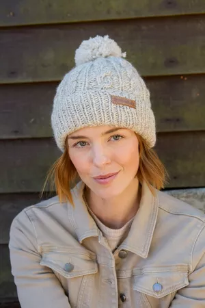 Chamonix Hoody Grey Pachamama Women's natural wool hand knitted