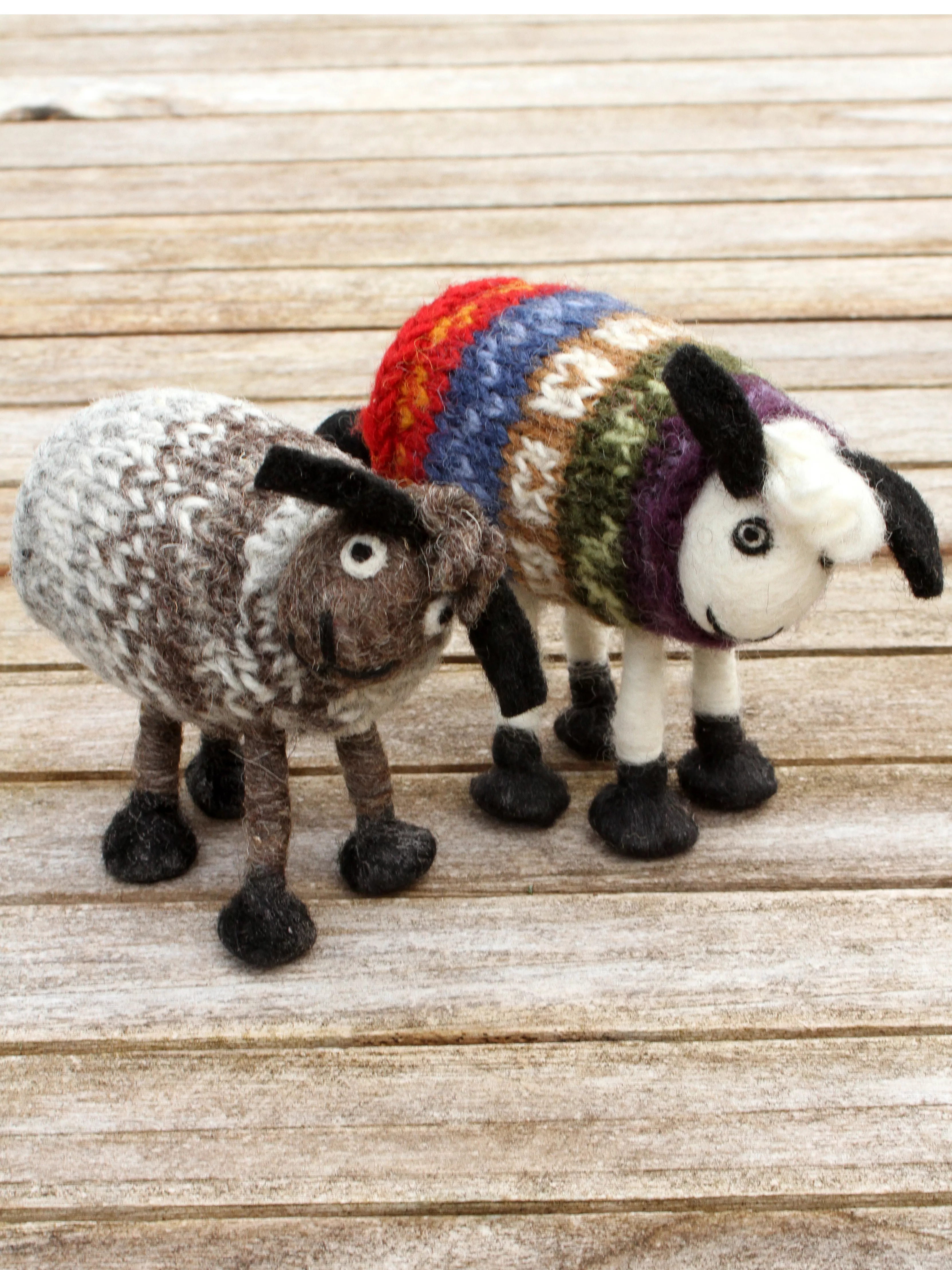 hand felted sheep needle felted sheep woolly 