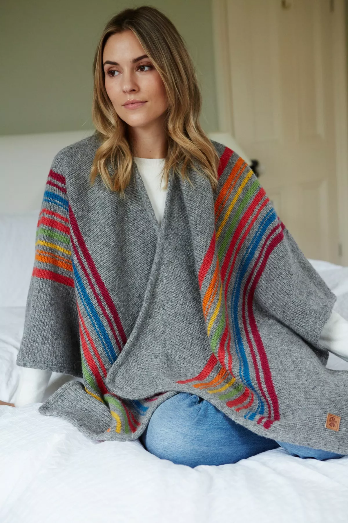 Our wool wraps are perfect for indoors as a blanket and out doors if its cold